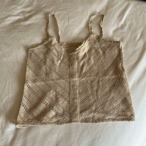 HM Crochet Knit 100% Cotton Tank